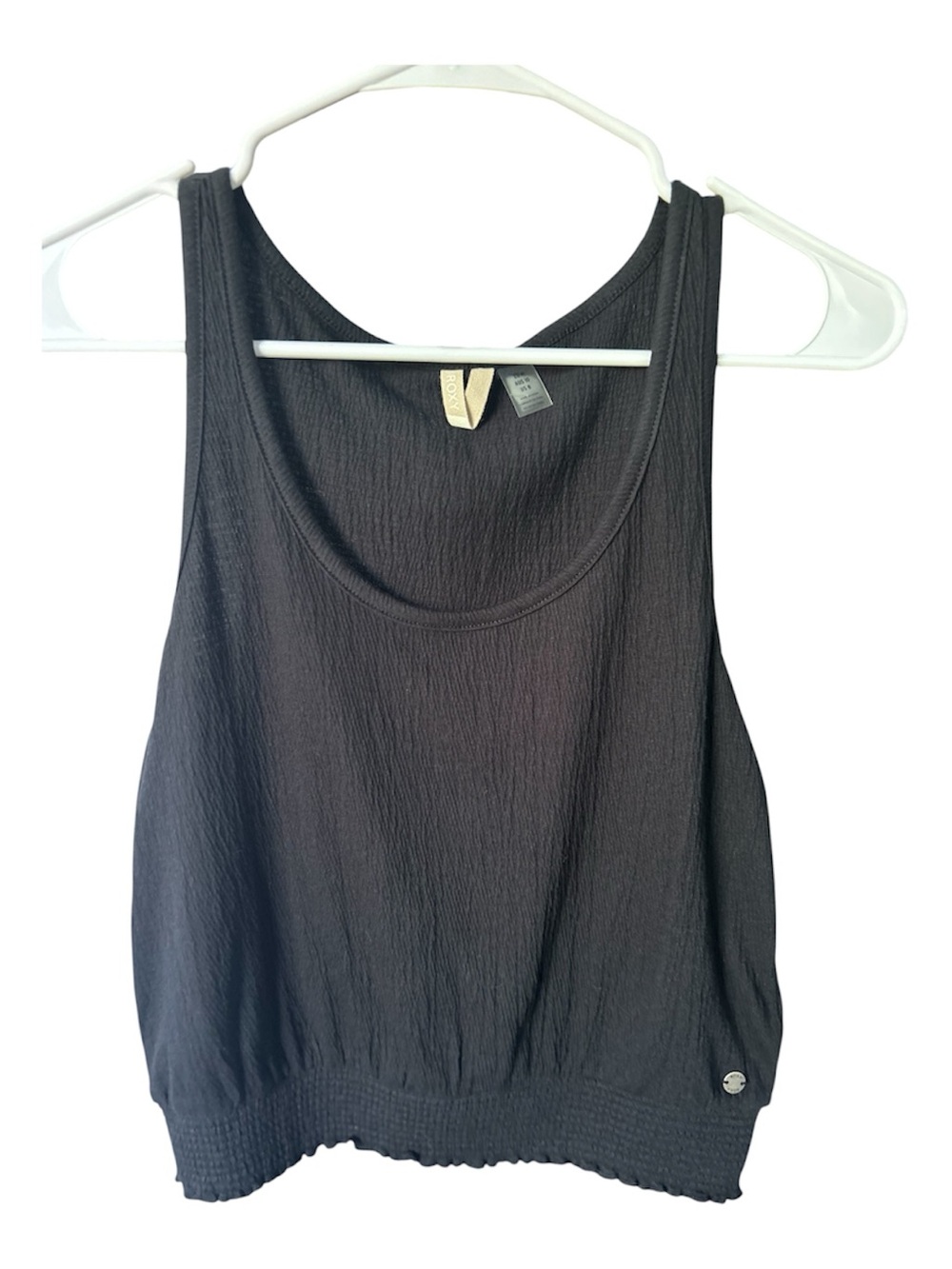 Roxy Women's Black Scoop Neck Tank Top